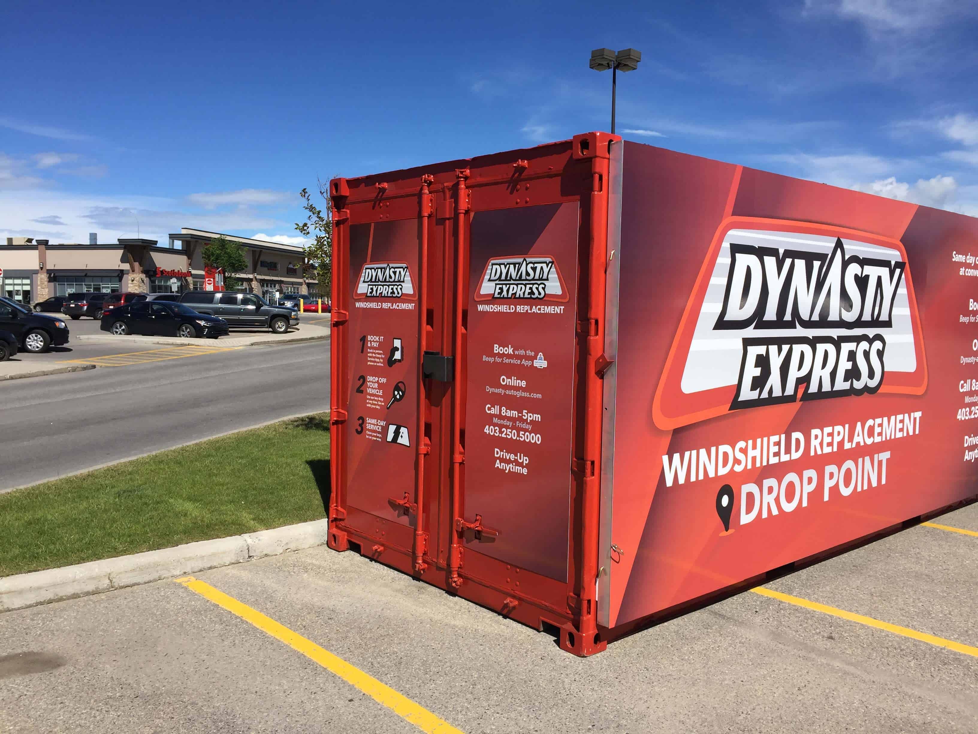 dynasty express satellite drop off point